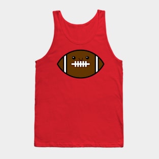 Cutey Face Football Tank Top